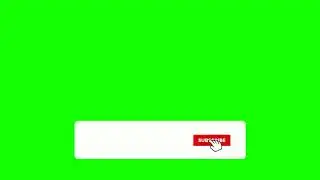 Subscribe Button and Bell Icon Green Screen