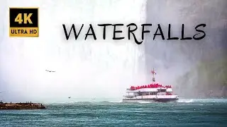 WATERFALLS - RELAXATION MUSIC - 4K ULTRA HD