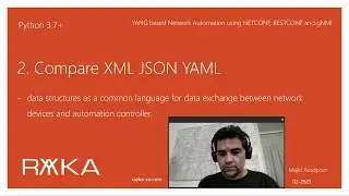 2. Compare XML JSON YAML