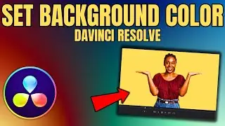 How To Set Background Color In DaVinci Resolve