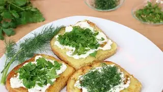Heiße herzhafte Brote mit Kartoffeln