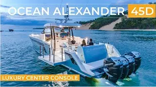 Luxury Center Console - Ocean Alexander Divergence 45