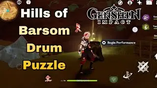 Hills of Drum Chest Puzzle | Hills of Barsom | GENSHIN IMPACT Version 5.8 