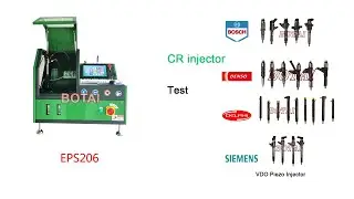 EPS206  Common rail injector test bench - Sensor test