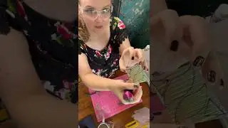 Process of creating dichroic glass jewelry #jewelry #diyjewelry #glassart