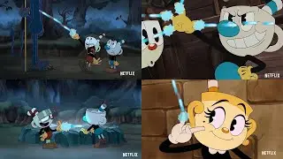 Cuphead And Mugman Shooting Their Fingers (Compilation 2)