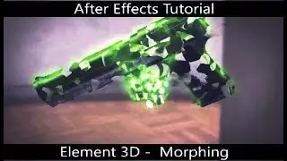After Effects Tutorial  || Element 3D Futuristic Morphing FX (ID)