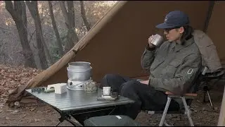 -10°C winter camping ASMR