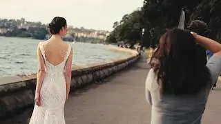#BTS Modern Wedding: On location for Gowns Magazine at The Royal Botanic Garden Sydney