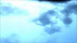 Evening clouds in fast motion