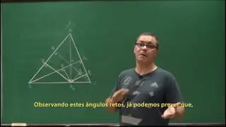 Geometria - Aula 47 - Exercício sobre quadriláteros inscritíveis - Legendado