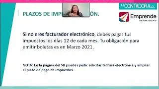 Obligación de emitir boletas electronicas de ventas afectas o exentas desde 1 de enero 2021