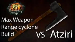 Path of Exile Cyclone Build VS Atziri (Cheaper Items)
