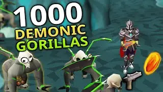 Loot From 1,000 Demonic Gorillas Ft. Scorching Bow & Emberlight