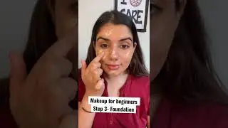 HOW TO APPLY FOUNDATION| Step 3| Makeup for beginners 