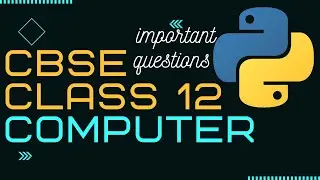 cbse class 12 computer science important questions  // LIVE CODING BY JEBIN //