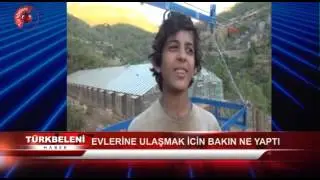 EVLERİNE ULAŞMAK İCİN BAKIN NE YAPTI