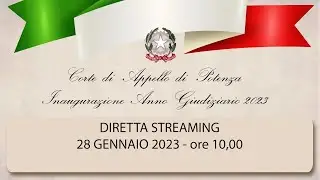 Inaugurazione Anno Giudiziario 2023 Corte di Appello Potenza