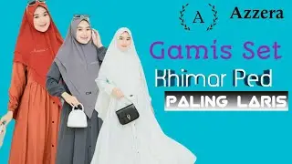 Terbaru!! Gamis Syar'i set Khimar | by Azzera hijab dan syar'i