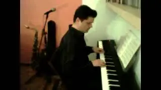 Playing the piano