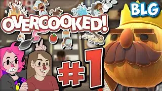 Lets Play Overcooked - Part 1 - PANIC!!