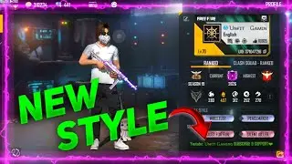 Freefire how to change a profile in colour font in Tamil || New font style ||