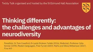 Thinking differently: the challenges and advantages of neurodiversity