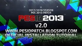 PES 2013 Download Patch Update 2017/2018 & How to Install PES-ID Ultimate Patch v2.0