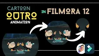 How to Create Cartoon Outro Animation in Filmora 12 - Bingeo