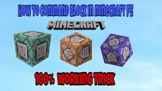 How to get command block in minecraft PE 💯%Working trick 2020 || Infinite Gamers 🎮
