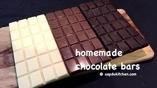 homemade chocolate bars recipe | how to make homemade chocolate bars recipe