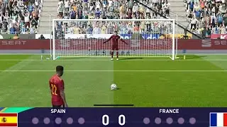 Spain vs France penalty shootout - eFootball PES 2021