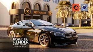 Realistic render & Camera details | Cinema 4D, Corona render