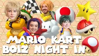 Mario Kart Boiz Night In With Deku, Bakugou, Denki and Shinsou | BNHA Cosplay Video