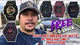 FREE AUTHENTIC G-SHOCK WATCH FOR FREEBIES | 2024 MITSUBISHI MIRAGE G4 GLX CVT AUTOMATIC