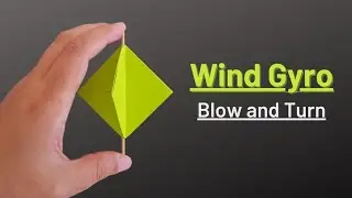 Spin the gyro & play with children immediately | Paper Spinner | How To Make_ Paper Spinner for kids