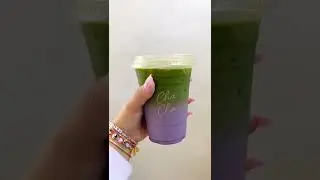 Trying matcha for the first time at Cha Cha Matcha in WeHo