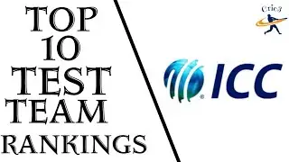 TOP 10 ICC TEST TEAMS RANKING 2020 PART-1||