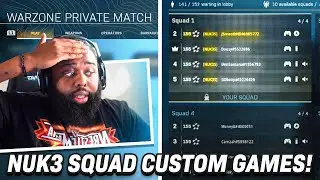 NUK3S SQUAD Host Warzone Private Lobbies! Warzone Private Matches (COD WARZONE)