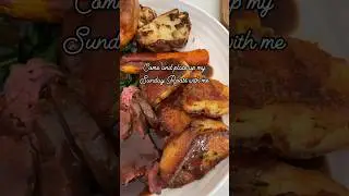 Sunday roast, recipes on my channel! #foodvlog #sundayroast #dinnerinspo #easyrecipe