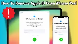 How To Permanently Remove Apple iD From iPhone iPad Without Apple iD Or Password ! 2024