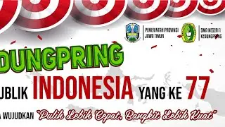 Upacara Penurunan Bendera Dalam Rangka HUT RI Ke-77