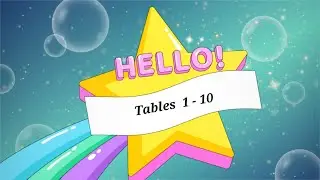 Learn multiplication table of 1 to 10 | table 1 - 10 | Maths table | 1 to 10 multiplication table