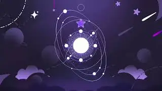 Stream Overlay Animado - Galaxy Stars