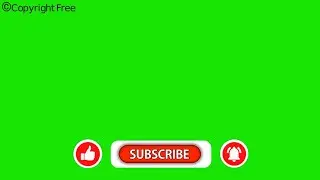 Like subscribe and bell button green intro | Top 2 subscribe intros | Like subscribe and bell icon
