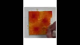simple abstract flowers | acrylic painting #tinycanvaspainting #paint