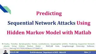Predicting Sequential Network Attacks Using Hidden Markov Model with Matlab