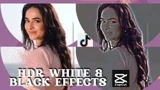 How To Make HDR Black Effect Editing Capcut  || TikTok New Trending Black Effect Video Editing