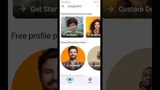 Ai profile pic maker prototype built with flutter