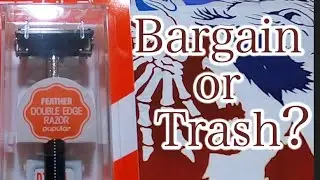 Feather Safety Razor- Bargain or Trash? & GAW